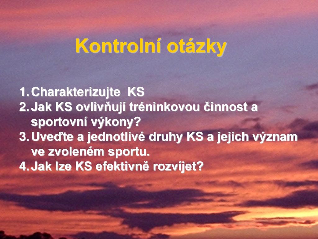 Koordina N Schopnosti Ppt St Hnout